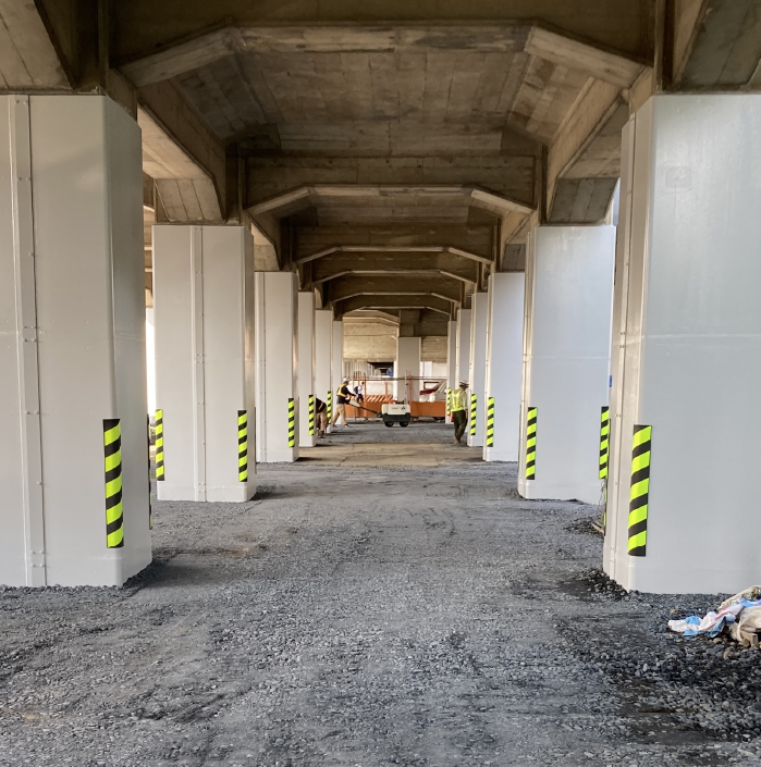 橋脚耐震補強工事