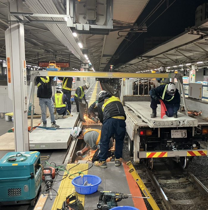 乗降場改良工事